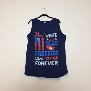 Red. White. & Blue Tank Top.